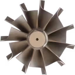 FOR-407370-0007-TW-T18A40-TURBINE-WHEEL-OF-TURBOCHARGER-FOR-DETROIT-DIESEL-INDUSTRIAL_Top_View_256X256