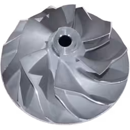49177-43300-TD04-COMPRESSOR-WHEEL-OF-TURBOCHARGER-FOR-MITSUBISHI-4D56_Top_View_Of_45_Degrees_256X256