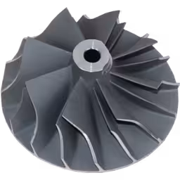 409179-0025-TO4B28-COMPRESSOR-WHEEL-OF-TURBOCHARGER-FOR-PERKINS-ATV8-640-PERKINS-AGRICULTURAL-TRACTOR_Top_View_Of_45_Degrees_256X256