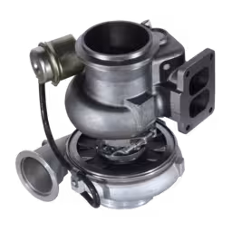471086-5002-GT4294-TURBOCHARGER-FOR-CAT-EARTH-MOVING-345B-CAT-3176C_Bottom_View_Of_45_Degrees_256X256