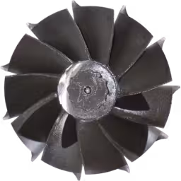 VAX10013-TW-RHE61-TURBINE-WHEEL-OF-TURBOCHARGER-FOR-ISUZU-6BG1T(CIBC)-HITACHI-EX200-5_Top_View_256X256