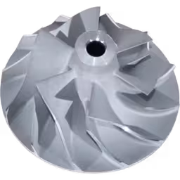 409096-0005-TA3102-COMPRESSOR-WHEEL-OF-TURBOCHARGER-FOR-JOHN-DEERE_Top_View_Of_45_Degrees_256X256