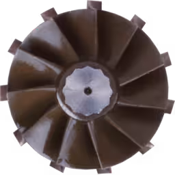 FOR-VC440012-2-TW-RHF55-TURBINE-WHEEL-OF-TURBOCHARGER-FOR-ISUZU-(VIGA)_Top_View_256X256