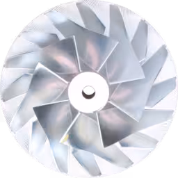 2835438A-HX83-COMPRESSOR-WHEEL-OF-TURBOCHARGER-FOR-CUMMINS-QSK19-805HP-CUMMINS-GENSET_Front_View_256X256