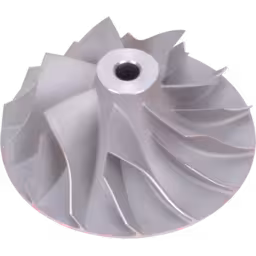 49185-40700-TE06H-16M-12-COMPRESSOR-WHEEL-OF-TURBOCHARGER-FOR-CAT-E320B-CAT-3066T_Top_View_Of_45_Degrees_256X256