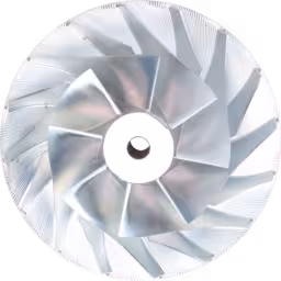 2836604A-HX83-COMPRESSOR-WHEEL-OF-TURBOCHARGER-FOR-CUMMINS-QSK19-800HP-CUMMINS-HARVESTER_Top_View_256X256