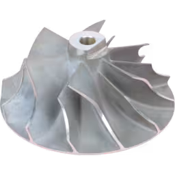 409257-0001-TV9101-COMPRESSOR-WHEEL-OF-TURBOCHARGER-FOR-CAT-EARTH-MOVING_Top_View_Of_45_Degrees_256X256