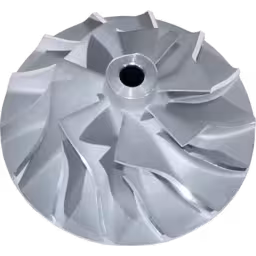 3521863-H1C-COMPRESSOR-WHEEL-OF-TURBOCHARGER-FOR-CUMMINS-4BTA_Top_View_Of_45_Degrees_256X256