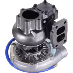 JM0221-TBP412-TURBOCHARGER-FOR-PERKINS-T6-60-CUMMINS_Bottom_View_Of_45_Degrees_256X256