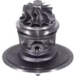 VA820014-RHB6A-65003P16NFBRL376B-CORE-OF-TURBOCHARGER-FOR-ISUZU-4BD1T(CI38)-HITACHI_Bottom_View_Of_45_Degrees_256X256