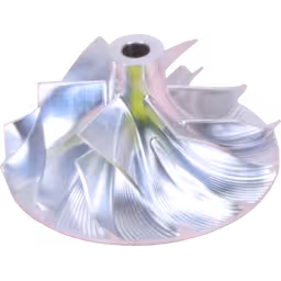 10009880037S-BCW-R-J96-COMPRESSOR-WHEEL-OF-TURBOCHARGER_Top_View_Of_45_Degrees_256X256