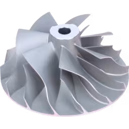 169413-S4DC028-COMPRESSOR-WHEEL-OF-TURBOCHARGER-FOR-CAT-3516_Top_View_Of_45_Degrees_256X256