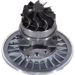 447450-0019-TO4E08-CORE-OF-TURBOCHARGER-FOR-KOMATSU-SA6D108-KOMATSU-PC300-6_Bottom_View_Of_45_Degrees_256X256