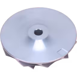 446335-0009-T250-04-COMPRESSOR-WHEEL-OF-TURBOCHARGER-FOR-LAND-ROVER-90-LANDROVER-300TDI-1995-122HP_Bottom_View_Of_45_Degrees_256X256