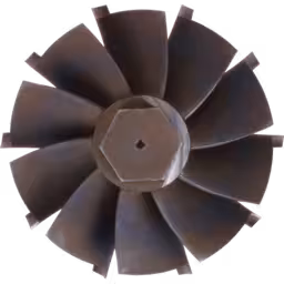 FOR-716481-2-TW-GTA5008B-TURBINE-WHEEL-OF-TURBOCHARGER-FOR-CAT-TRUCK-CAT-C15_Front_View_256X256