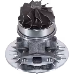 408077-5104-TO4B65-CORE-OF-TURBOCHARGER-FOR-CAT-926E-CAT-3204-5211CC-4L_Bottom_View_Of_45_Degrees_256X256