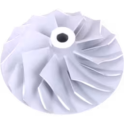 3503304-H2C-COMPRESSOR-WHEEL-OF-TURBOCHARGER-FOR-VOLVO-TD100E-VOLVO-B9M_Top_View_Of_45_Degrees_256X256