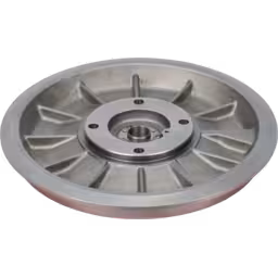 407215-0000-T18A40-BACK-PLATE-OF-TURBOCHARGER-FOR-DETROIT-DIESEL-INDUSTRIAL_Bottom_View_Of_45_Degrees_256X256