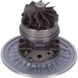 408105-0278-TO4E13-CORE-OF-TURBOCHARGER-FOR-NAVISTAR-IH-DTA466_Bottom_View_Of_45_Degrees_256X256