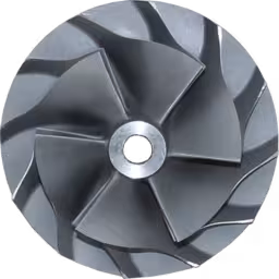 VA850014-CW-RHC62C-1185CQ23NFBRLL4612B-COMPRESSOR-WHEEL-OF-TURBOCHARGER-FOR-ISUZU-6BD1T(CI89)-HITACHI-EX200-2-EX200-3_Top_View_256X256