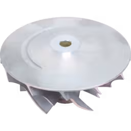 1N3562-TV9101-COMPRESSOR-WHEEL-OF-TURBOCHARGER-FOR-CAT-EARTH-MOVING_Bottom_View_Of_45_Degrees_256X256