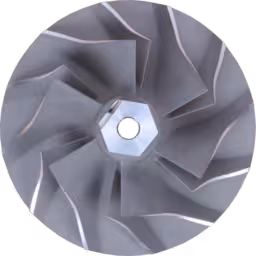 443844-0003-TO4E11-COMPRESSOR-WHEEL-OF-TURBOCHARGER-FOR-DAF-NS156M-210HP-DAF-FA65-210_Front_View_256X256