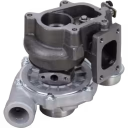 E049339000054-GT22-TURBOCHARGER-FOR-SINOTRUK-FOTON-FOTON-BJ493ZLQ3-85KW_Bottom_View_Of_45_Degrees_256X256