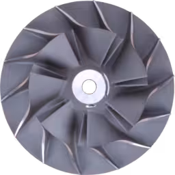 53297100008-CW-J96-COMPRESSOR-WHEEL-OF-TURBOCHARGER_Front_View_256X256