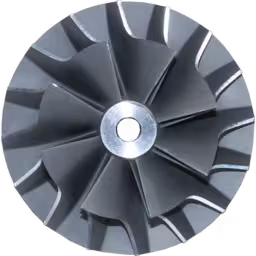 409179-0022-J96-COMPRESSOR-WHEEL-OF-TURBOCHARGER_Front_View_256X256