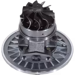 408105-0462-TO4E15-CORE-OF-TURBOCHARGER-FOR-KOMATSU-SA6D108-KOMATSU-PC300-6_Bottom_View_Of_45_Degrees_256X256
