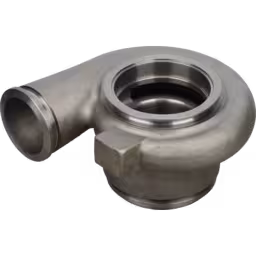 BJMXTH0008390-GTB5733BLN-TURBINE-HOUSING-OF-TURBOCHARGER-FOR-CAT-EARTH-MOVING_Bottom_View_Of_45_Degrees_256X256