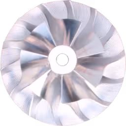 141-1469--COMPRESSOR-WHEEL-OF-TURBOCHARGER-FOR-CAT-TRUCK-CAT-3406C_Front_View_256X256