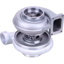 407370-0009-T18A40-TURBOCHARGER-FOR-DETROIT-DIESEL-12V150T_Bottom_View_Of_45_Degrees_256X256