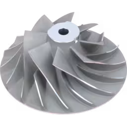 5323936-HX82-COMPRESSOR-WHEEL-OF-TURBOCHARGER-FOR-CUMMINS-QSX15-CUMMINS-POWERGEN_Top_View_Of_45_Degrees_256X256