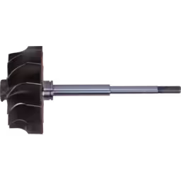 Hx400vg-He400vg-He451ve-5-5-Blades-Upgrade-Turbine-Shaft-Wheel-2840238-Fit-2840238-Turbo-Shaft-Wheel_Front_View_256X256