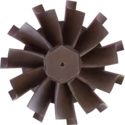 447450-0197-TW-TO4E-TURBINE-WHEEL-OF-TURBOCHARGER-FOR-MWM-TRUCK-MWM-6-10TCA_Top_View_256X256