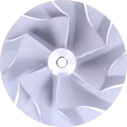 4043584-CW-J96-COMPRESSOR-WHEEL-OF-TURBOCHARGER_Front_View_256X256