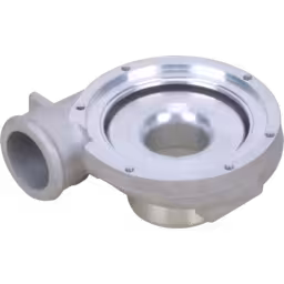 436414-0004-GT2052-COMPRESSOR-HOUSING-OF-TURBOCHARGER-FOR-PERKINS-T4-40-4L-96HP-CAT-E312C-416D_Bottom_View_Of_45_Degrees_256X256