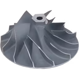 446618-0026-TO4E55-COMPRESSOR-WHEEL-OF-TURBOCHARGER-FOR-DAEWOO-DH258LC-V-DAEWOO-DD58T_Top_View_Of_45_Degrees_256X256