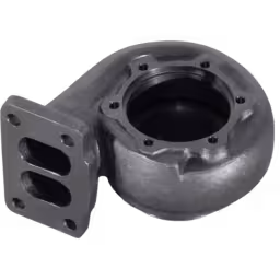 442523-0002-TO4B23-TURBINE-HOUSING-OF-TURBOCHARGER-FOR-JOHN-DEERE-AGRICULTURAL-TRACTOR-JOHN-DEERE-6466A_Bottom_View_Of_45_Degrees_256X256
