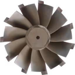 449109-0003-TW-BTL7510-TURBINE-WHEEL-OF-TURBOCHARGER-FOR-CAT-D11N-CAT-3508_Top_View_256X256