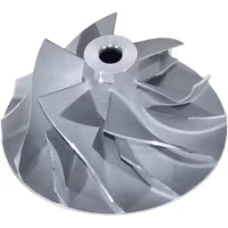 VAX10013-CW-RHE61-COMPRESSOR-WHEEL-OF-TURBOCHARGER-FOR-ISUZU-6BG1T(CIBC)-HITACHI-EX200-5_Top_View_Of_45_Degrees_256X256
