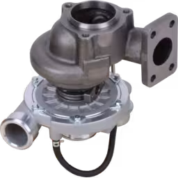 2674A226-GT2556-TURBOCHARGER-FOR-PERKINS-1104C-44T-90HP-CAT-3054_Bottom_View_Of_45_Degrees_256X256