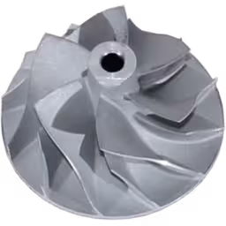 BX40085-CW-RHF4-660011P10-5NHBRL377CEZ-COMPRESSOR-WHEEL-OF-TURBOCHARGER-FOR-MITSUBISHI-L200-TRUCK-MITSUBISHI-4D5CDI(VT10)_Top_View_Of_45_Degrees_256X256