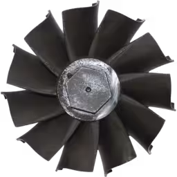 6505-67-3170-KTR110L-F84PW-TURBINE-WHEEL-OF-TURBOCHARGER-FOR-KOMATSU-SAA12V140E-3A_Top_View_256X256