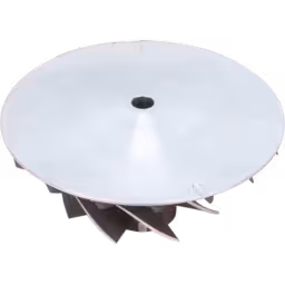 3593178-HX82-COMPRESSOR-WHEEL-OF-TURBOCHARGER-FOR-CUMMINS-QSKV60-CUMMINS-POWERGEN_Bottom_View_Of_45_Degrees_256X256