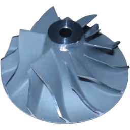 409179-0018-TW4B91-COMPRESSOR-WHEEL-OF-TURBOCHARGER-FOR-CAT-EARTH-MOVING-CAT-3304_Top_View_Of_45_Degrees_256X256