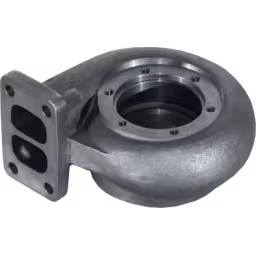 443548-0002-TO4B27-TURBINE-HOUSING-OF-TURBOCHARGER-FOR-MERCEDES-BENZ-TRUCKS-1617-BENZ-OM352A-5700CC-168HP_Bottom_View_Of_45_Degrees_256X256