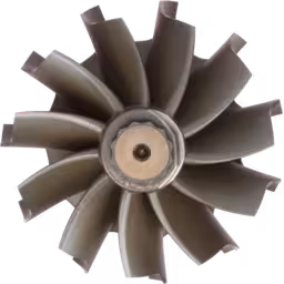 NH172003-RHC7-12307HQ41NFBRL6424CC-TURBINE-WHEEL-OF-TURBOCHARGER-FOR-ISUZU-6SD1T(CIAQ)-HITACHI-EX300-1_Top_View_256X256