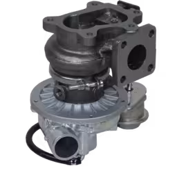 0104-890-012-RHF4-46001P8-5NHBRL323CAZ-TURBOCHARGER-FOR-CAT-3024C-C2-2T-CAT-247_Bottom_View_Of_45_Degrees_256X256